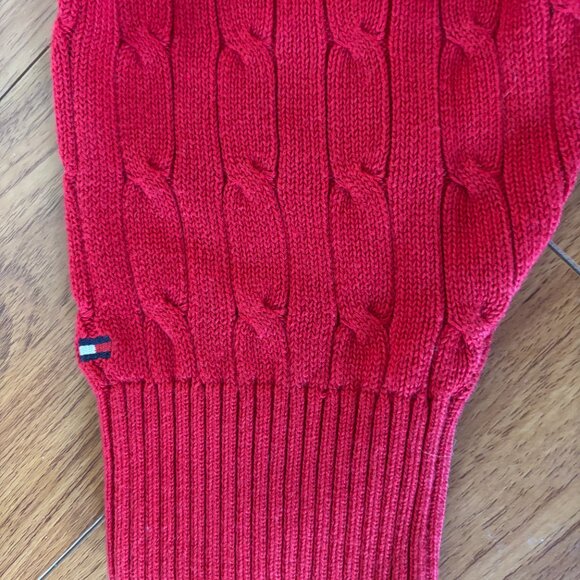 Men's Red Crewneck Sweater NWT Tommy Hilfiger Golf - Picture 3 of 3